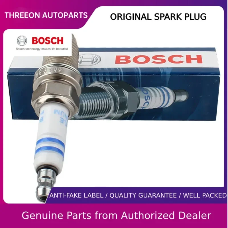 BOSCH 1/4/6pcs Platinum Spark Plug for FIAT MERCEDES-BENZ C-Class E S MITSUBISHI SX4 TOYOTA Supra 05098167AA 55182623 0031598103