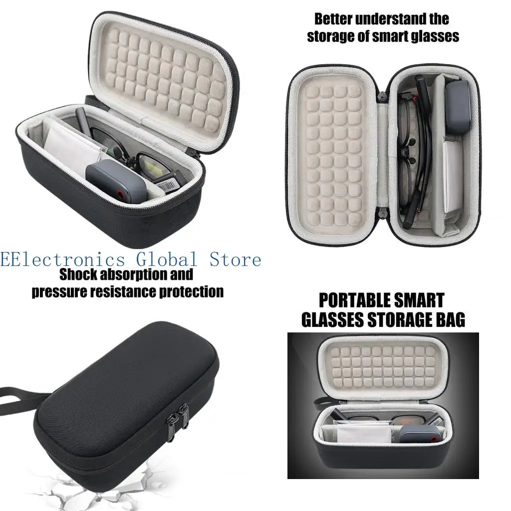 

462B Portable Mini Case For INMO GO3 Glasses With Soft Interior