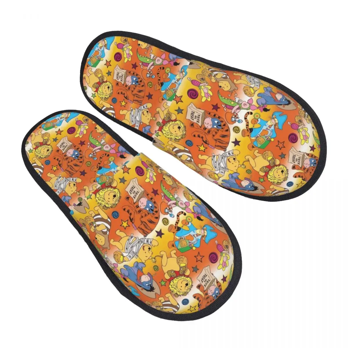 

Уютные тапочки Winnie The Pooh с эффектом памяти, женские тапочки с медведем, аниме, спа-домашняя обувь