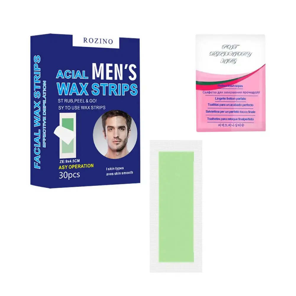 Hair Removal Wax Paper Wax Cleaning Oil Packs Smoothing Skin Mustache Lip Hair Face Body Hair Removal For Men Women F7W8