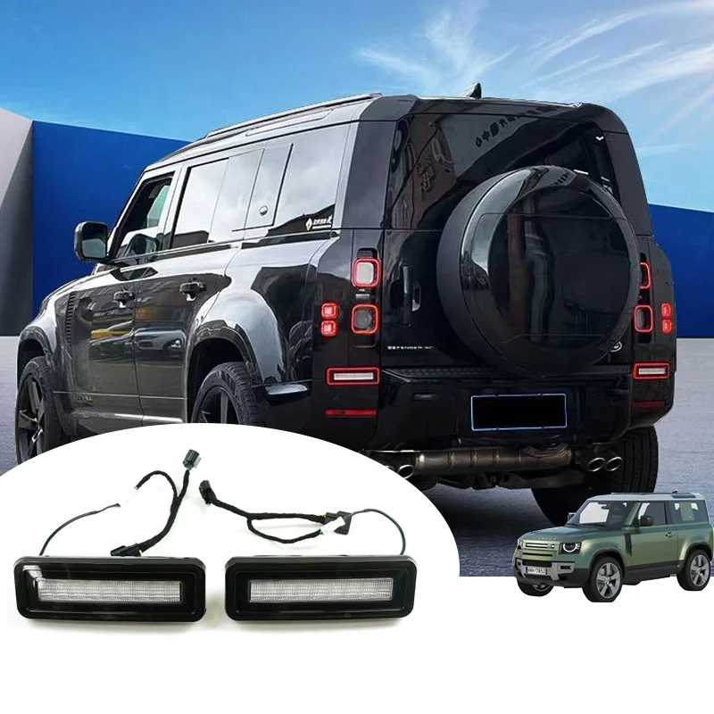 중지 신호 용 빨간색 테일 라이트 램프는 Land Rover Defender 2020-2025 용 Defender Led 브레이크 라이트에 직접 적합합니다.