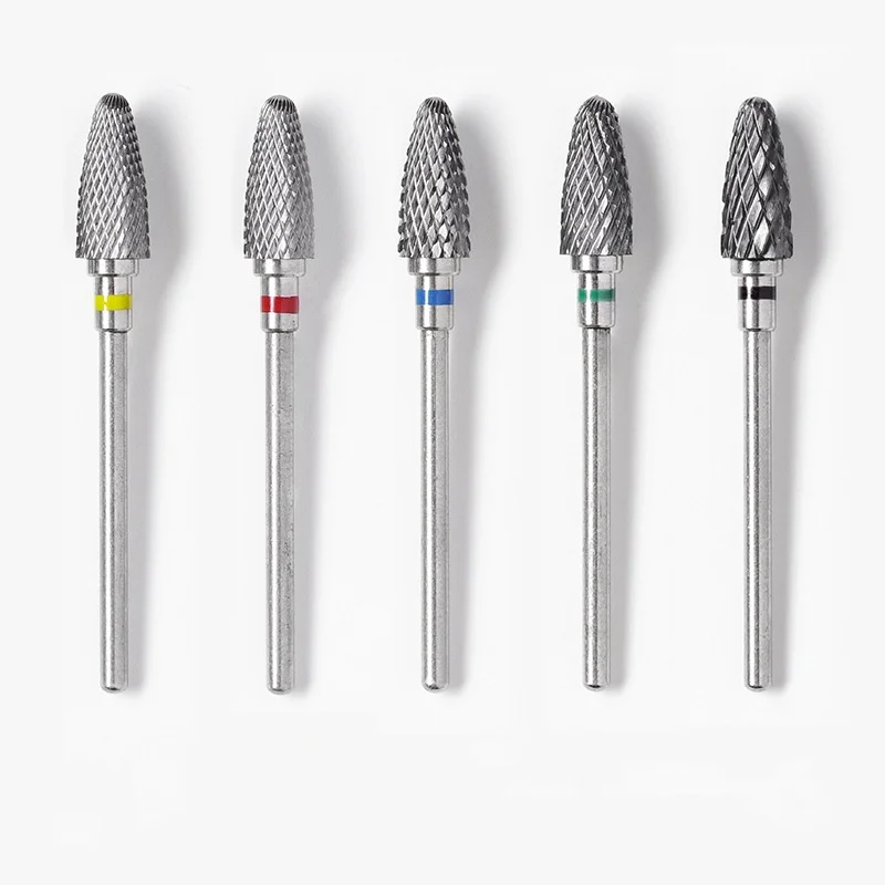 Tungsten Steel Milling Cutter Manicure Nail Drill Bits Electric Nail Files Grinding Bits Mills Cutter Burr Accessories