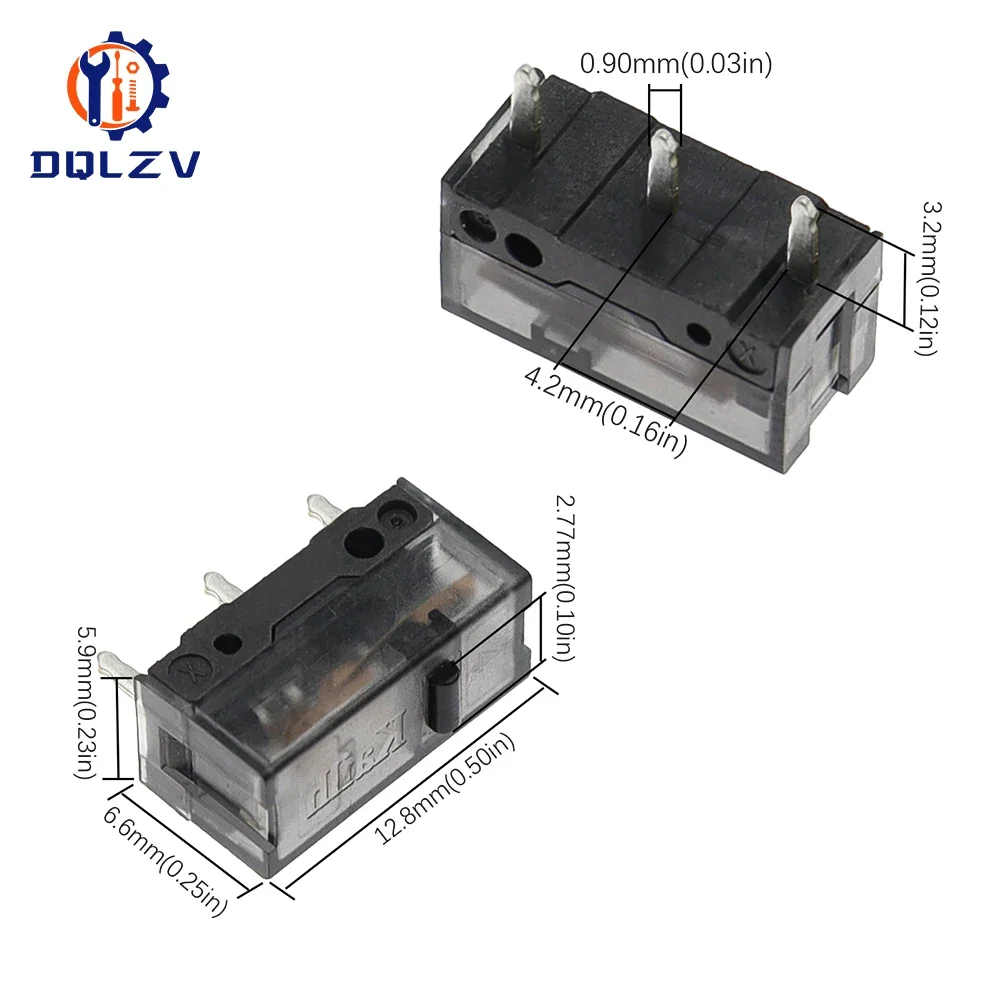 New Kailh GM 8.0 micro switch GM8.0 Gold Contactor 80 Million Click Life Computer mouse left right Micro Swicth button