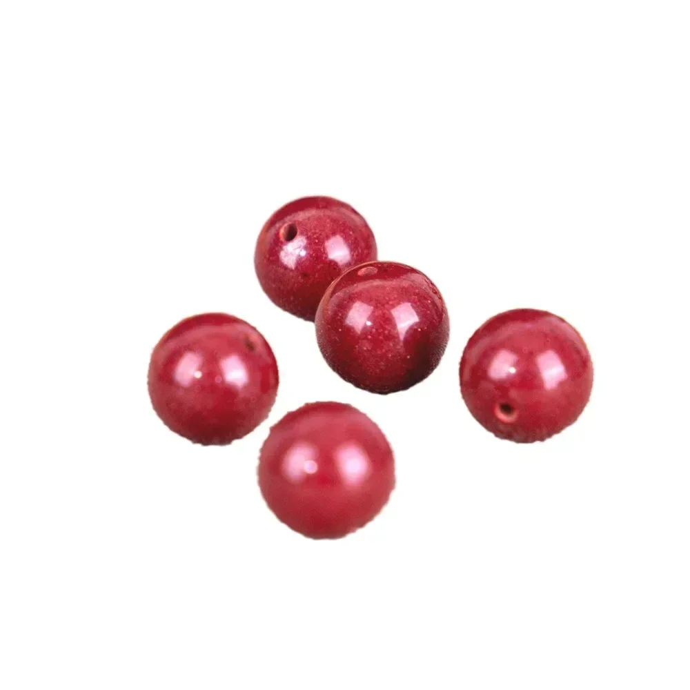 Natuurlijk Paars Goud Zand Rood Zand Losse Ronde Kralen Half Afgewerkt Diy Ornament Accessoires Ambachten Kralen Accessoires