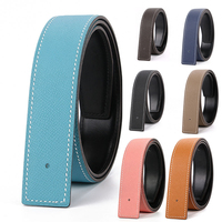 3.2CM 3.8 CM Width Palm Leather Belt Suitable For Luxury H Buckle Togo Top Layer Calfskin Real Cowskin Belt