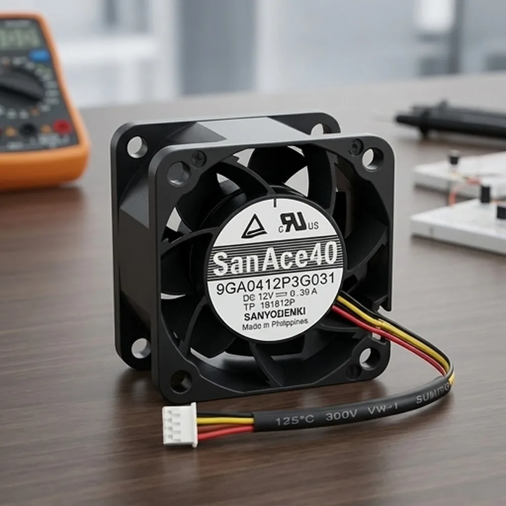 For Sanyo 9GA0412P3G031 4028 DC12V 0.39A 4-Pin High Airflow PWM Cooling Fan
