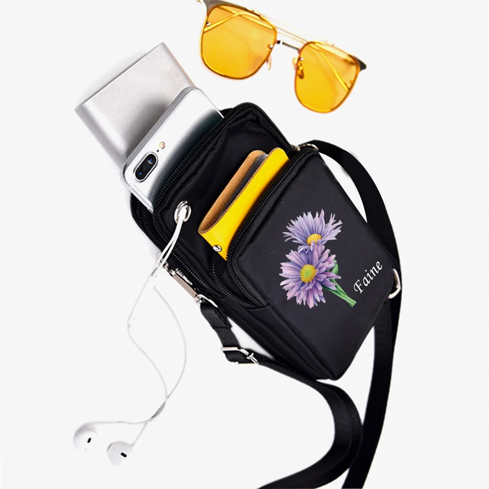 Vierkante Messenger Bag Mode bedrukt patroon Kleine tas Vrijetijdshandtas Multifunctionele portemonnee