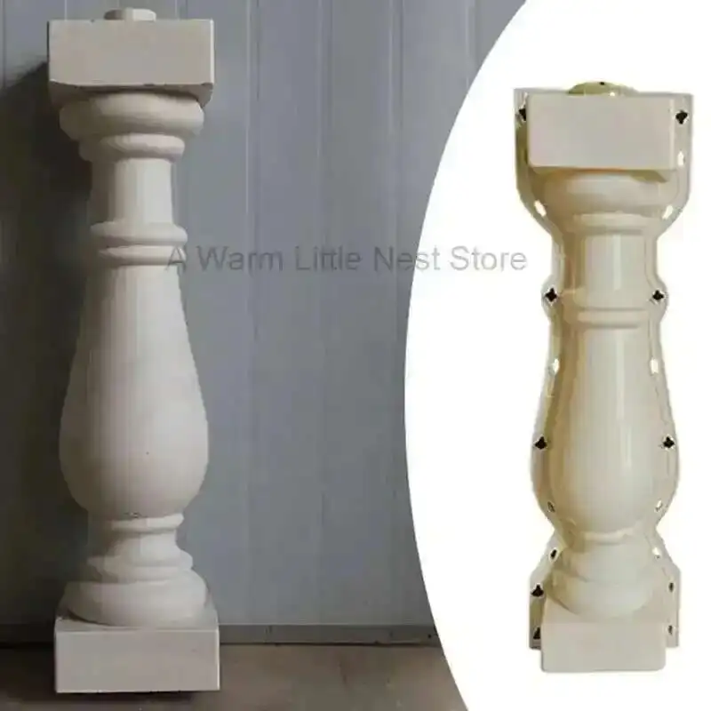 

Balcony Vase Column Fence Molds Creative Stair Handrail Roman Column Cement Railing Mold European Home Garden Railing Building L