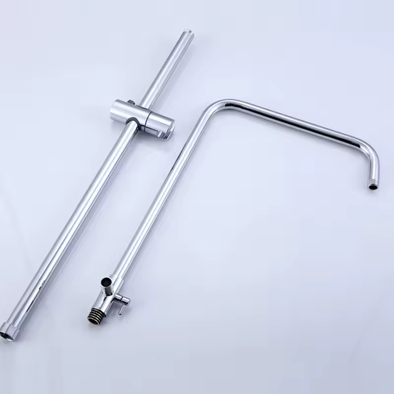 Tubo mezclador de ducha de acero inoxidable, accesorios para grifo de baño