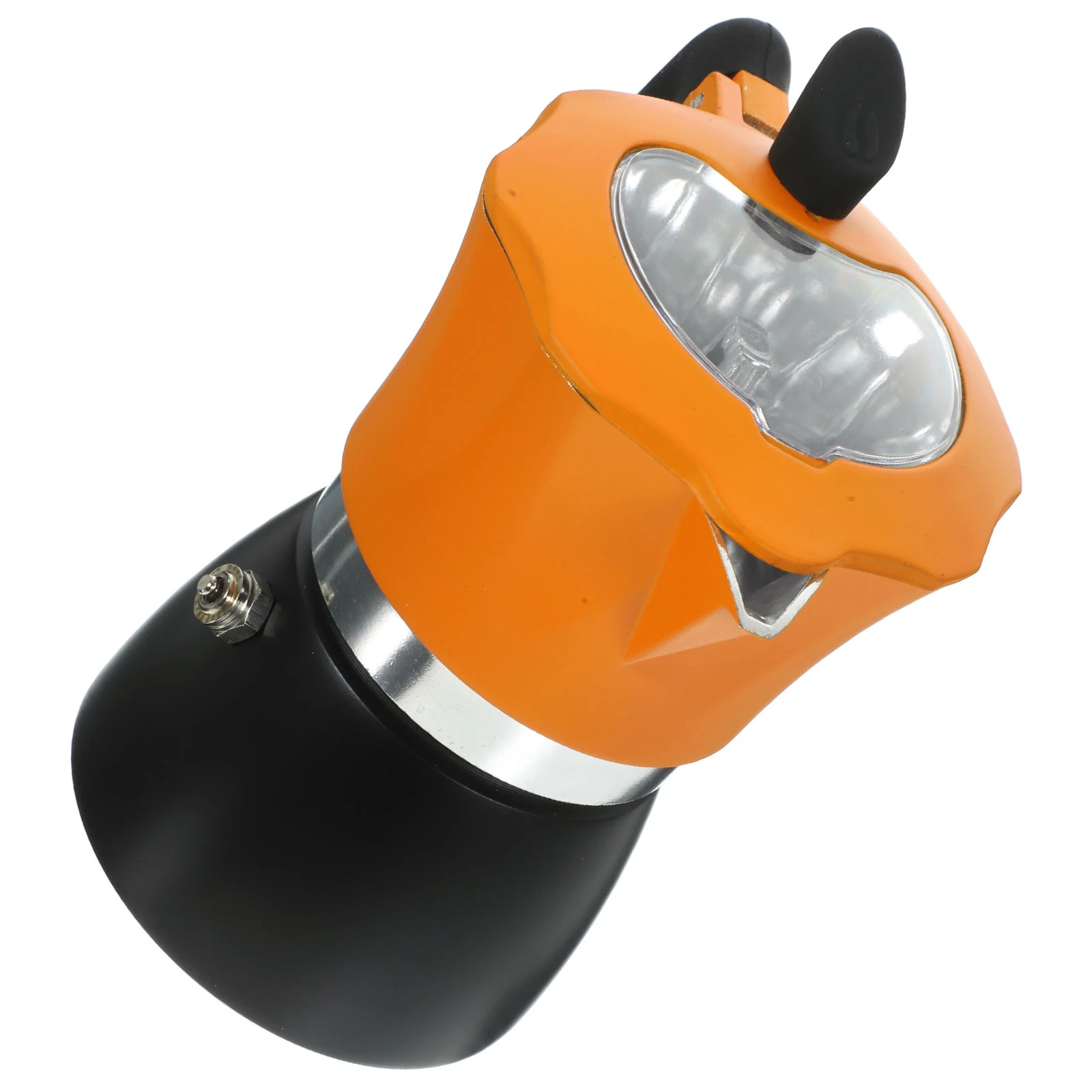 

1 шт. кофейник мокко, черный, оранжевый, ручная кофеварка для заваривания, бытовая, офисная, кухонная, кофеварка для эспрессо