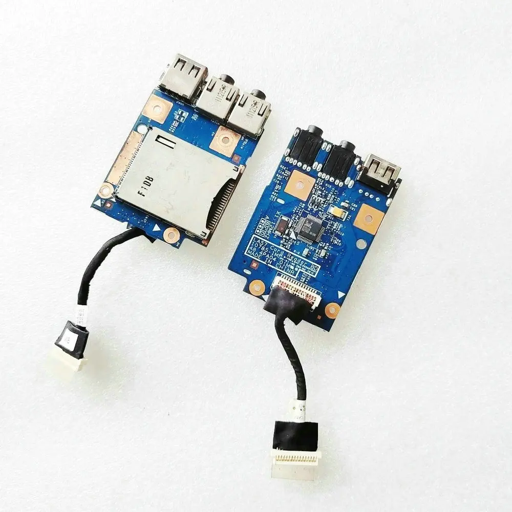 Lector de tarjetas USB para Lenovo, placa de audio con cable 48.4PA04.01M LA57, para B570, B575, B575E, Z570, V570, 10785-1M