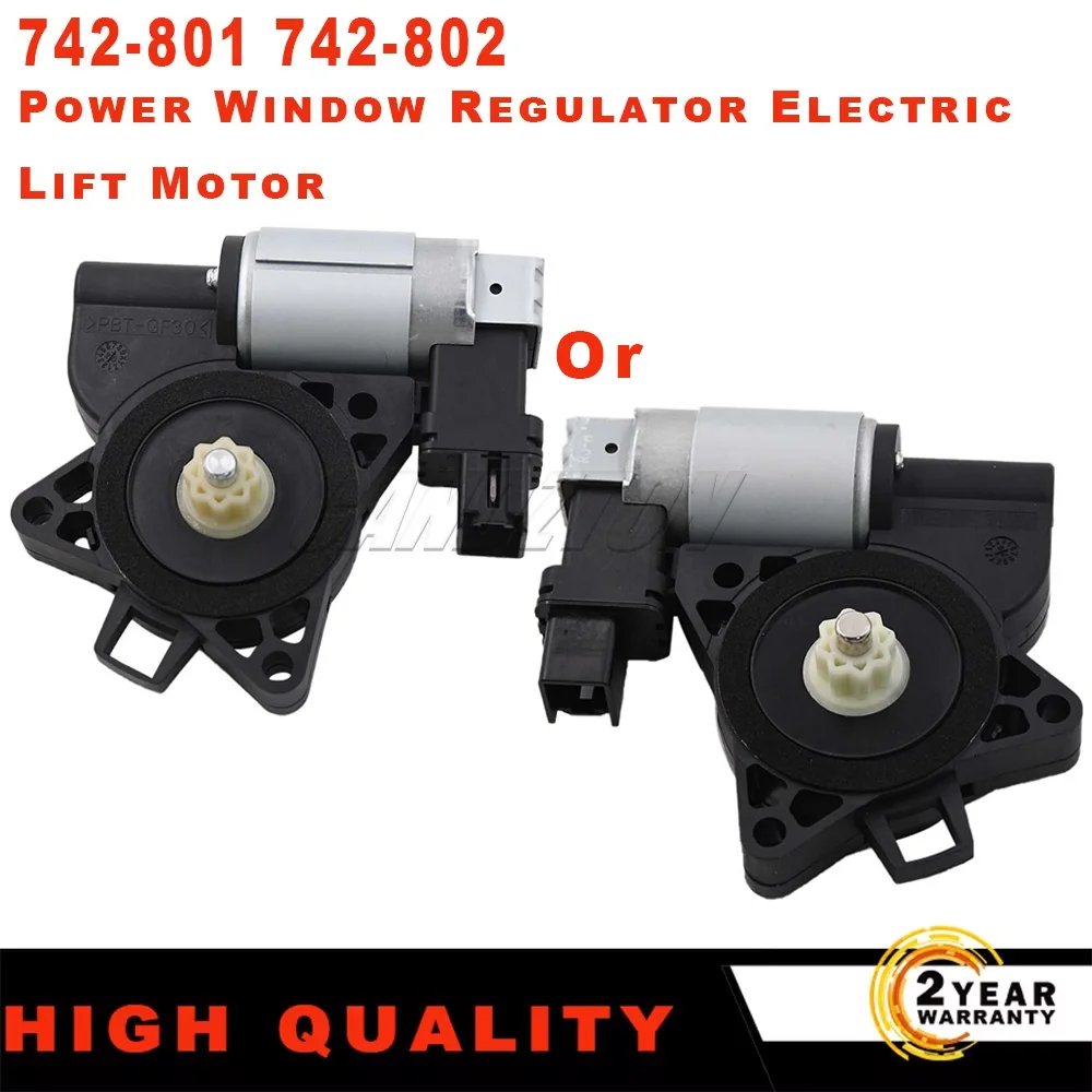 Regulador de ventanilla eléctrica para coche, Motor de elevación izquierda o derecha para Mazda 3, 6, CX-7, CX-9, RX-8, GJ6A-59-58XF, 742-801, 742-802