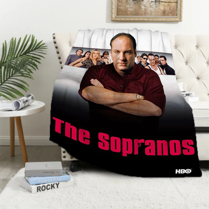 The Sopranos Family Catnap Blankets for Decorative Sofa Throw Blanket for Winter King Lid Plead Cover Soft Plaid With Print Knee