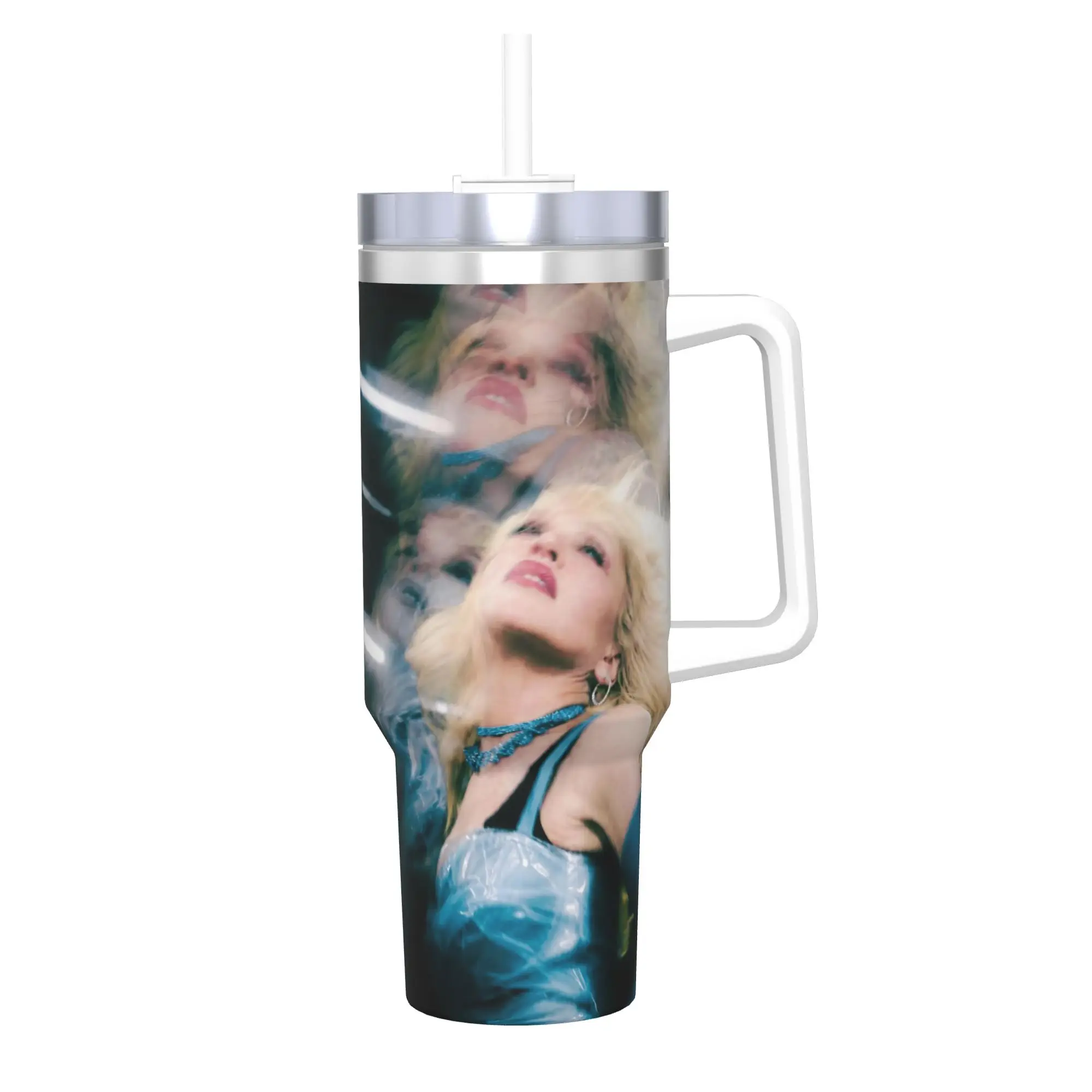 M-Madonnas Confessions II Tumbler 40oz Stainless Steel Double Wall Vacuum Insulated  Mug Cups With Straw