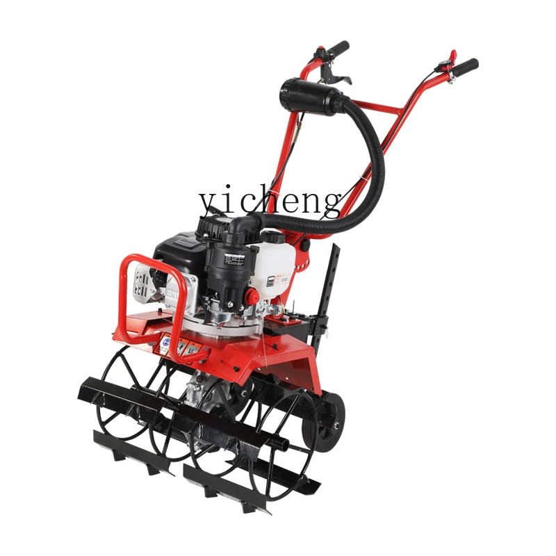 Yy Small Agricultural  Household Hoe Weeding, Loosening, Furrowing, Ploughing, Rotary Tiller