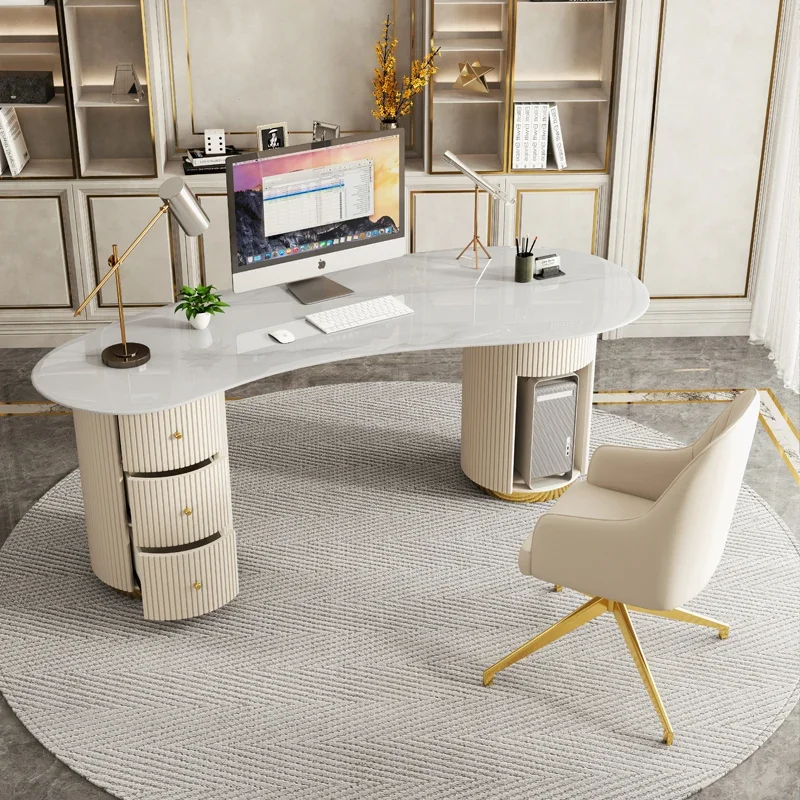 

White Desk Table Coffee Conference Makeup Gameing Home Decor Products Desk Table Drawers Table Pour Ordinateur Home Furniture