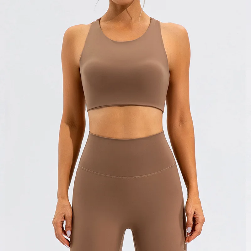 Vêtements de fitness taille haute pour femmes, haut de survêtement, ensemble sportif de gymnastique, kit de yoga, soutien-gorge salopette, short, leggings croisés, serré