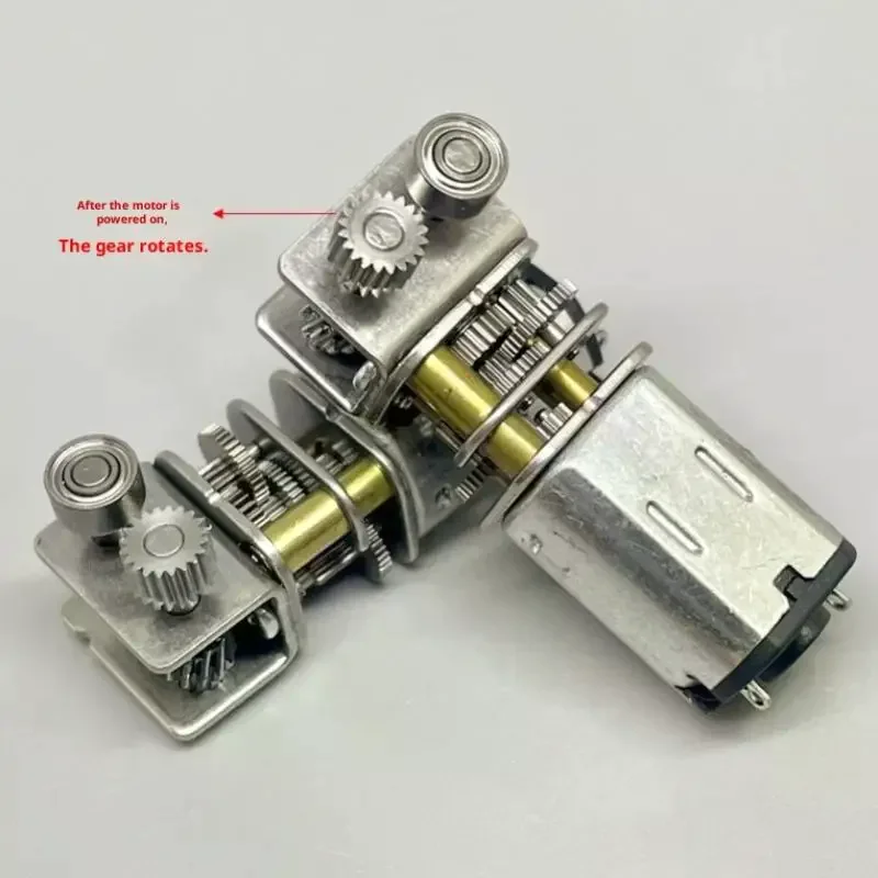 

1Pcs DC 3V 5V 6V 120RPM Right Angle Output Mini N20 Turbo Worm Full Metal Gearbox Gear Motor For 3D Printing Pinter Pen