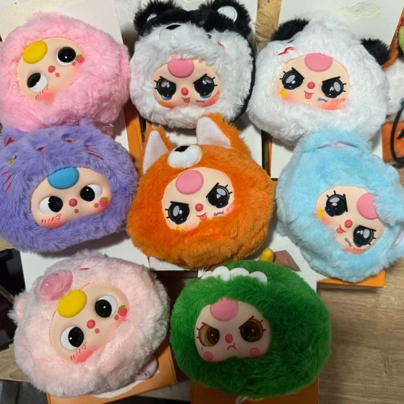 Baby Three Years First Generation Animal Party Series Blind Box Plush Toys Kawaii Dolls Decorations Collectible Toy Girls Gift