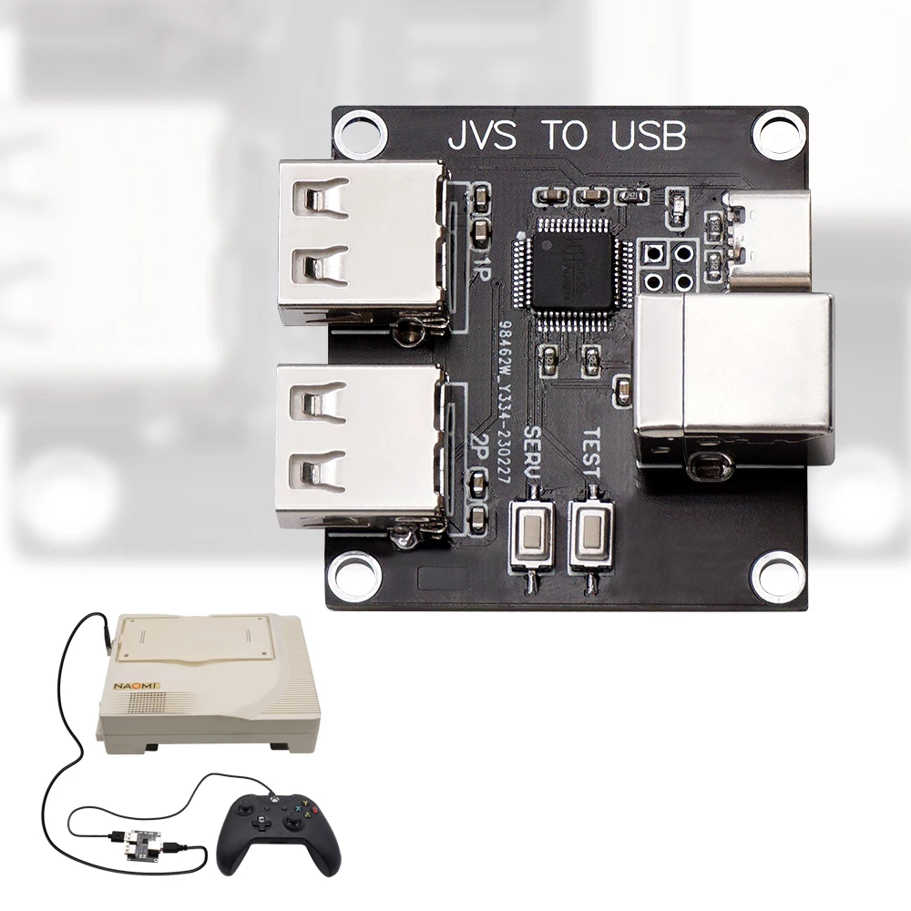 BitFunx JVS To USB Controller Adapter Based On MP07- IONA-US For JVS Based System TTX2 TTX3 Sega Naomi1 Naomi2