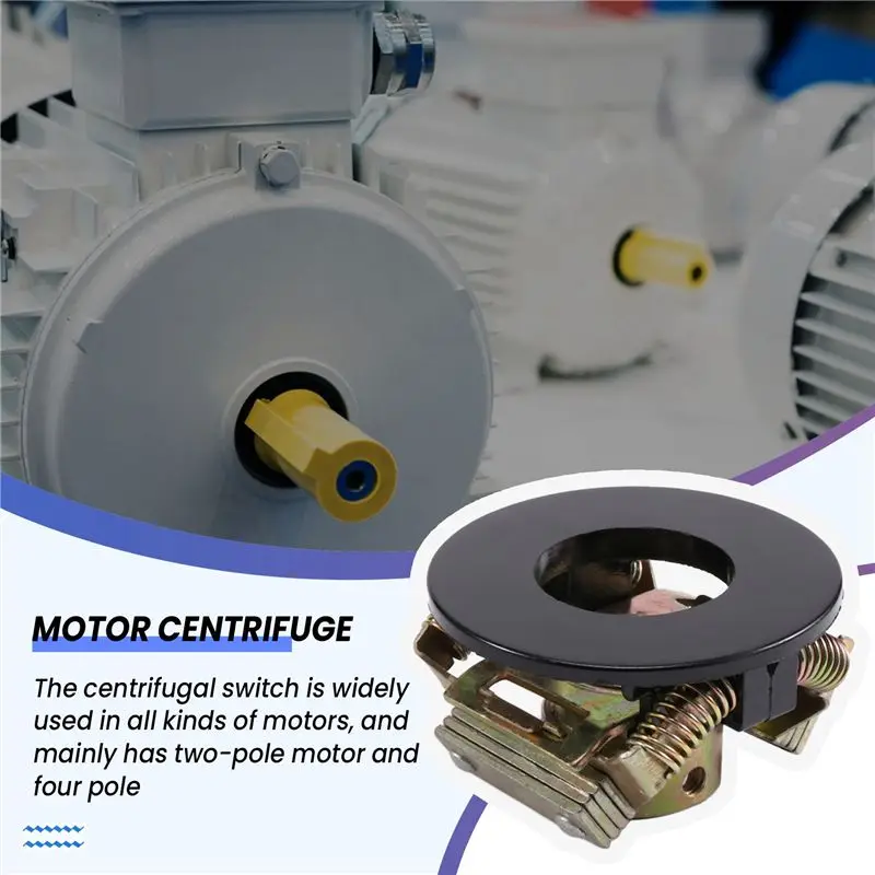 AEE3-Motor Centrifugal Switch Single Phase Mechanical Centrifugal Switch Electric Motor Starter Controller Kit L19-304Y
