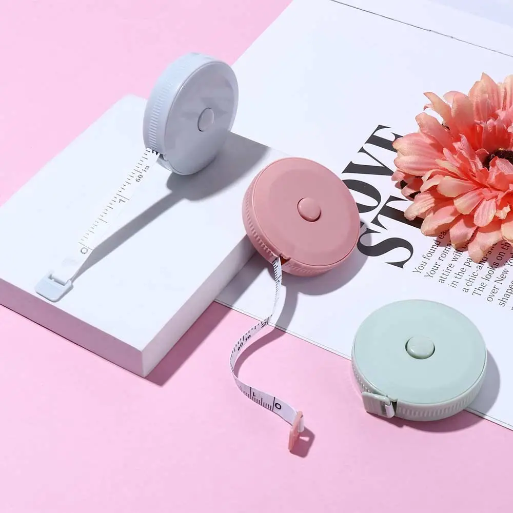Portable Sewing Tool Height Centimeter Student Kids Office Tool Retractable Rulers Measures Roll Tapes Measuring Ruler