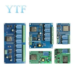 1/2/4/8 Channel ESP32 WIFI Bluetooth-compatible BLE Relay Module AC90-250V/DC5-30V Power Supply ESP32-WROOM Development Board