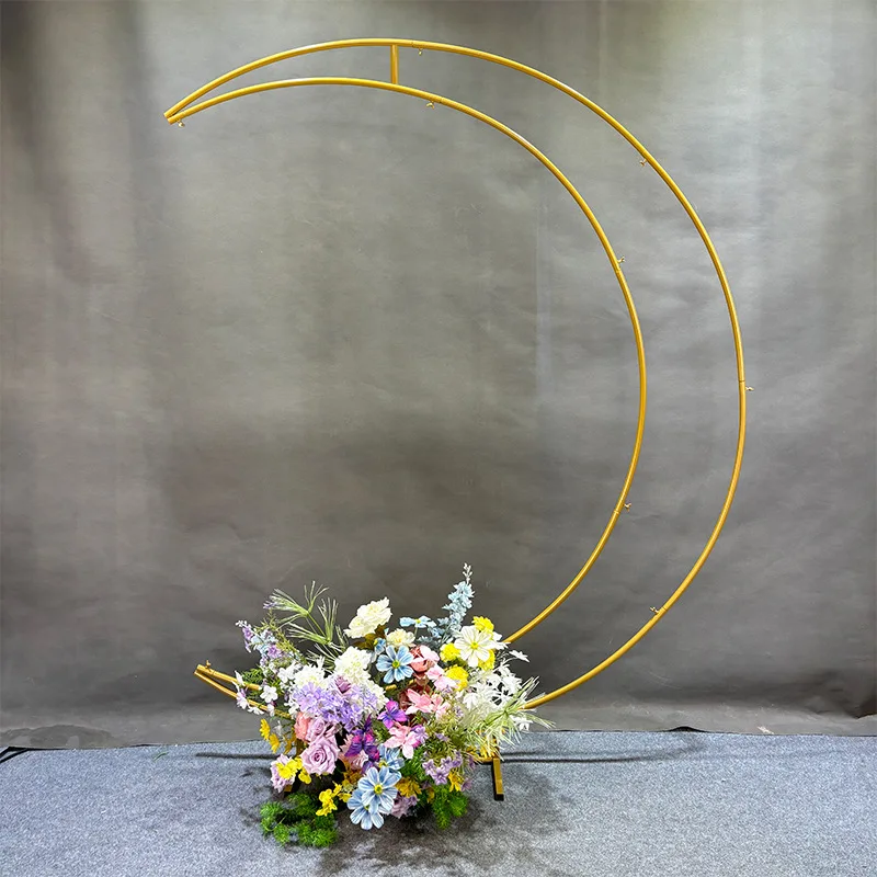 zv-Wedding props, moon, railway, lead frame, hotel auditorium layout, window decoration, arch decoration, stage decoration*