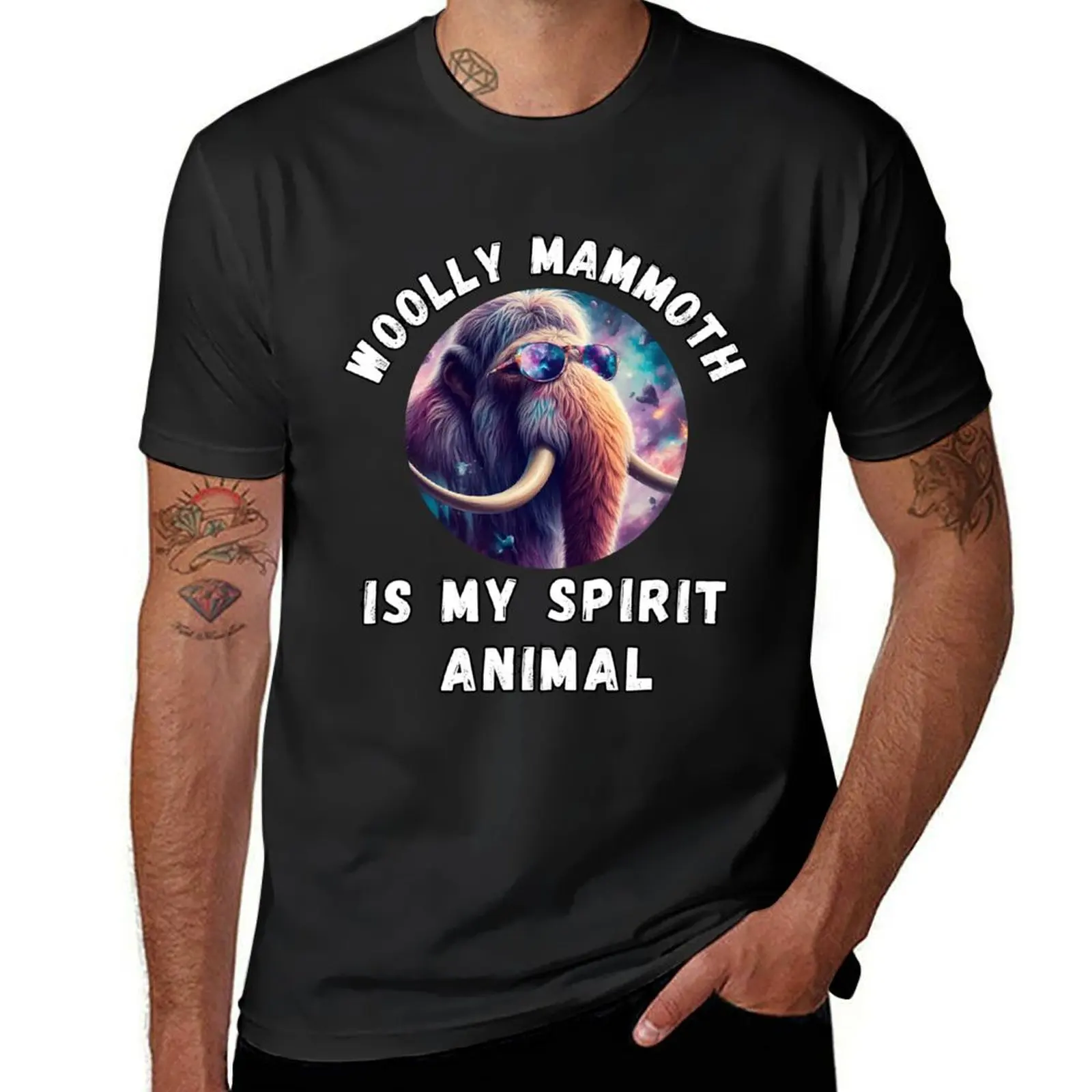 Woolly Mammoth Is My Spirit Animal, Wolly Mammoth Lovers, Funny Woolly Mammoth, Furry Elephants T-Shirt plain mens tall t shirts