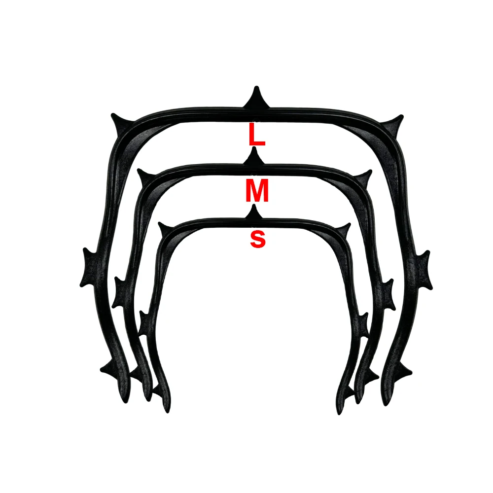 2pcs Dental Rubber Dam Frame Holder Plastic Dam Frame Holder Autoclave Stainless Steel Dentistry Instruments Tools