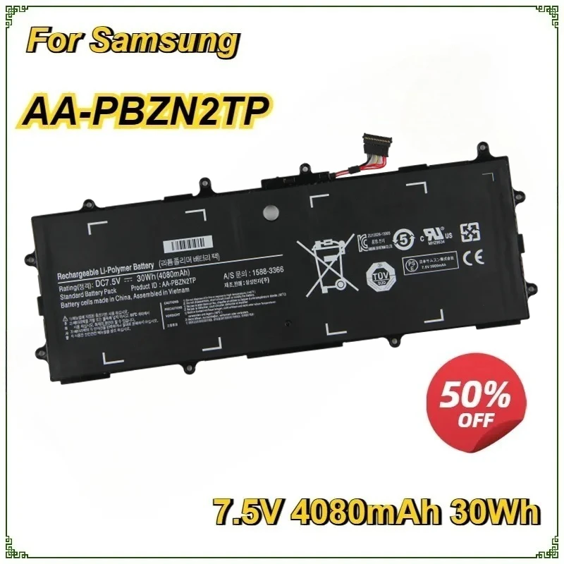 New AA-PBZN2TP Laptop Battery for Samsung NP905S3K 910S3K 910S3G 905S3G 910S3L NP910S3L 905S3L 915s3g XE500T1C 4080mAh 30Wh