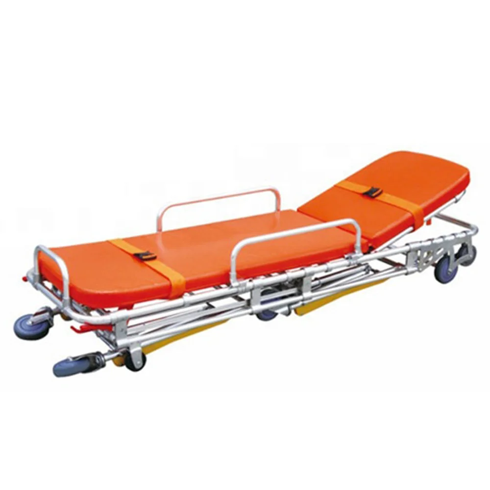 

China Wholesale Foldable Professional Medical Rescue Aluminum Alloy Emergency Ambulance Stretchers