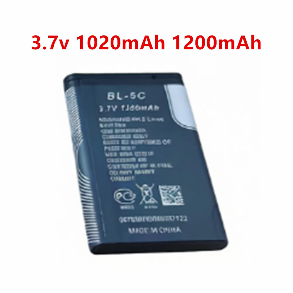 BL 5C BL5C BL-5C 3.7V Lithium Polymer Phone Battery For Nokia 1100 1110 1200 1208 1280 2600 2700 3100 3110 5130 6230 1600