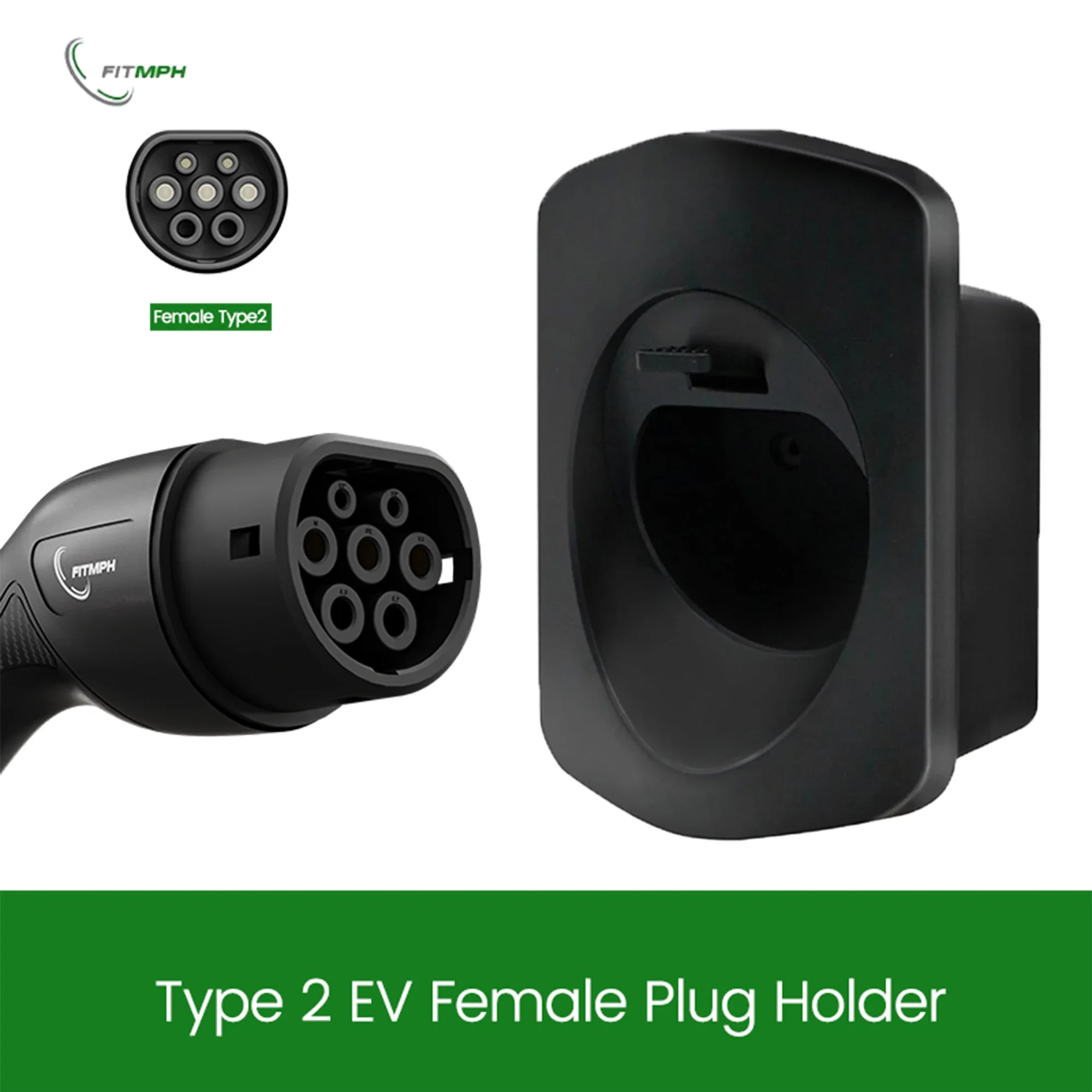 واقي كابل شحن من النوع 2 من FITMPH، صندوق حائط للحماية الإضافية، منظم كابل شحن EV لـ IEC62196-2,2 ألوان متاحة