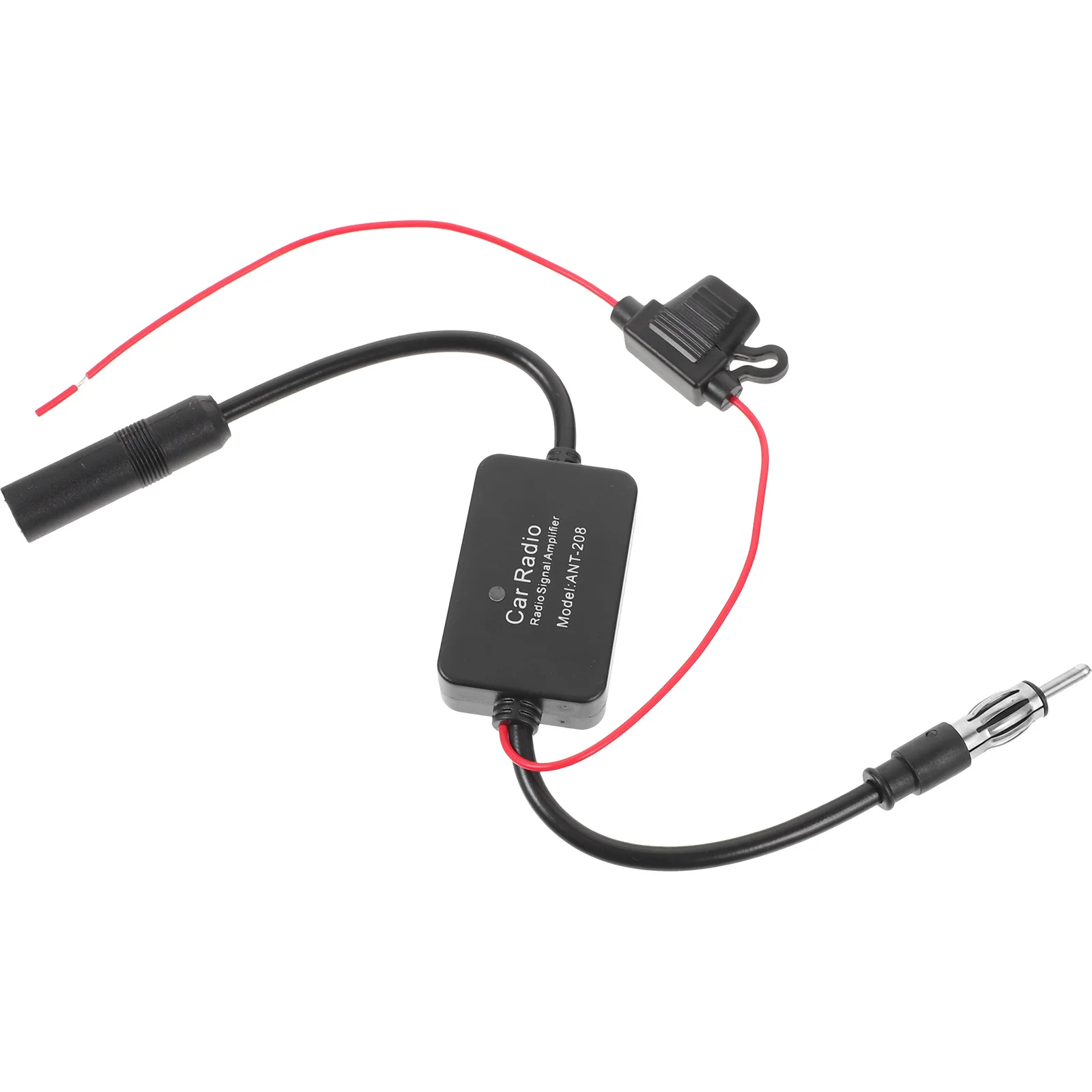 

1 set 1 Set 12V Universal Car Radio Antenna Amplifier Fm Signal Booster Digital Receiver For Clear Sound Reception