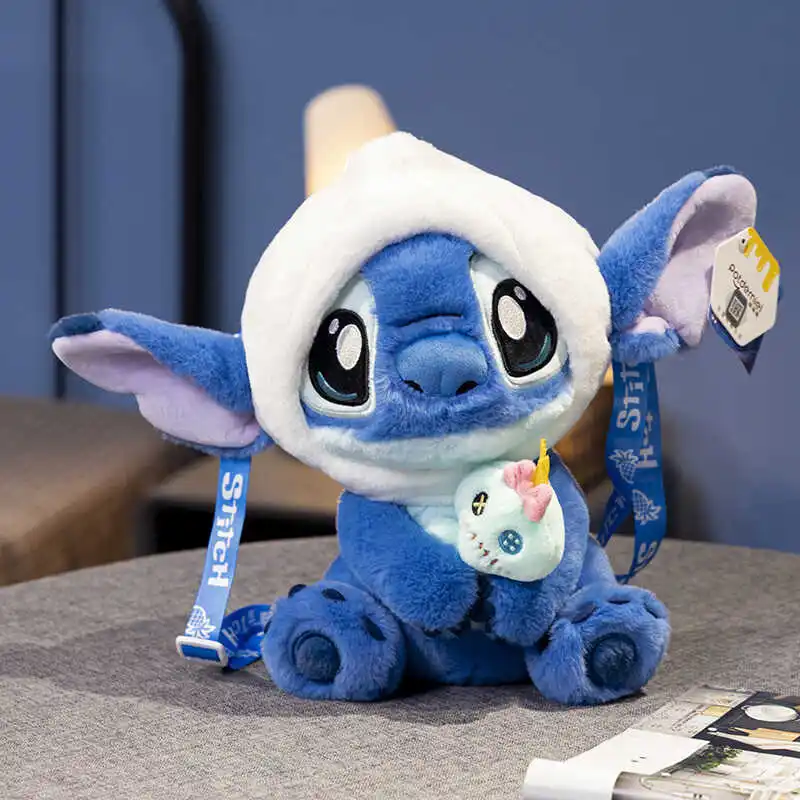 Bambola giocattolo di peluche Stitch da 25 cm, souvenir di Natale per la fidanzata, regalo di compleanno, bambola Stitch Interstellar Baby