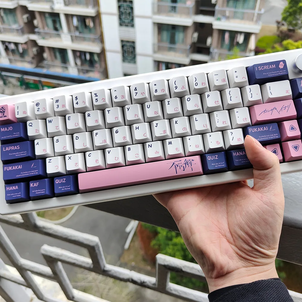 Imagem -06 - Custom Kaf Keys Pbt Keycaps Perfil Cereja Side Dye Sublimação Ansi Layout Iso Digite para Outemu mx Switch Teclado Mecânico