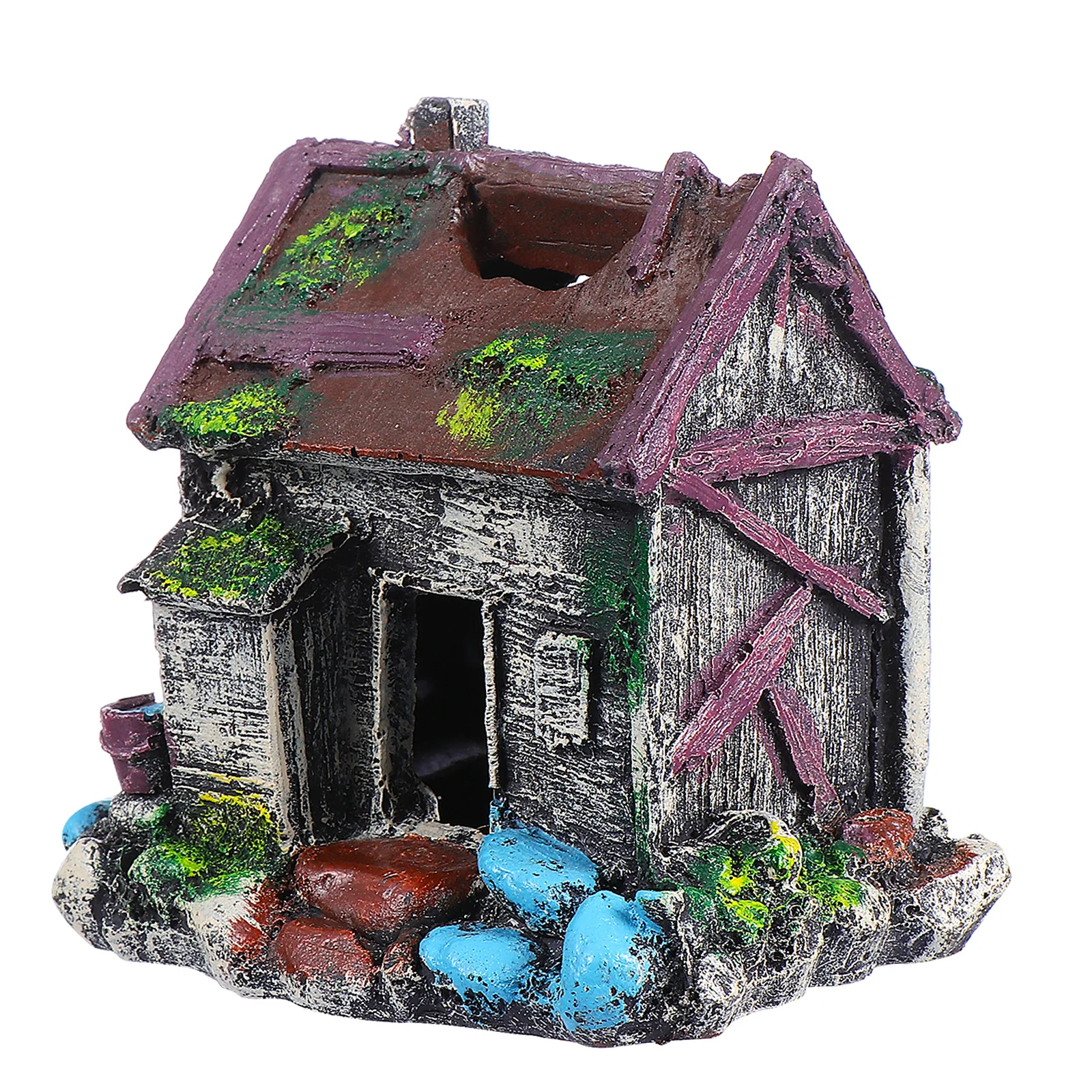 

Aquarium Ornament Fish Resin Decoration Natural Fish Shelter Hiding Cave Landscape Aquarium Ornament