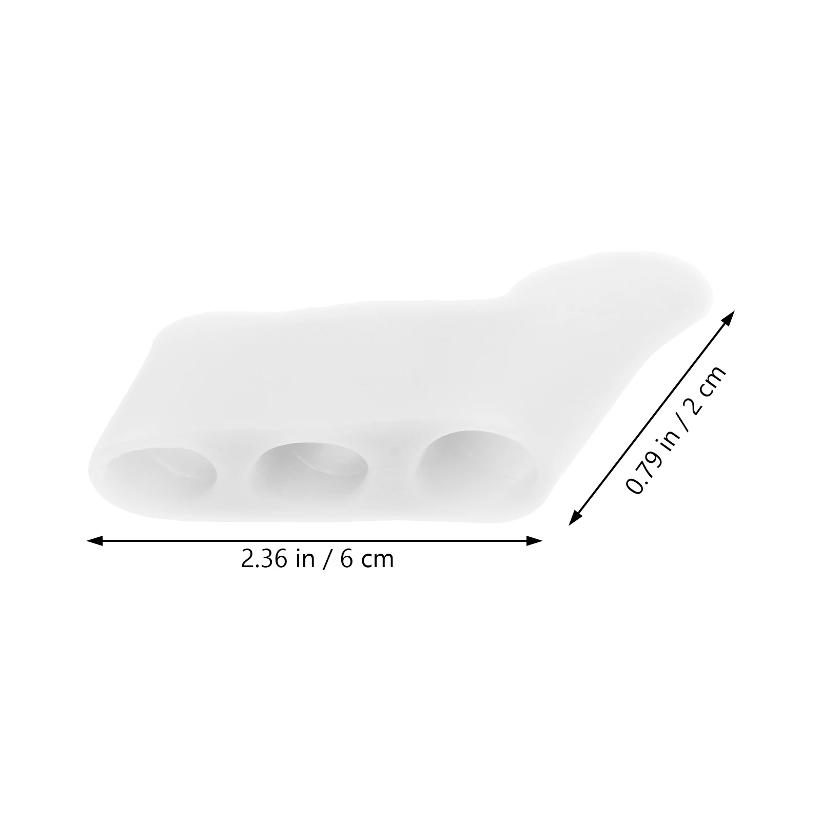 

12 Pcs Toe Corrector Silicone Pads Separator Spacers Pinky Straighter Stretcher Foot Care Tools Reduce Friction Prevent Injury