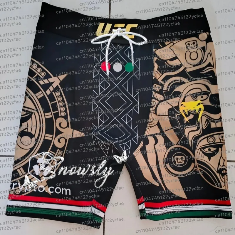 

2026 UFC New Hot Men Women Boxing Training Pants Quick Drying Outdoor Sports Running Pants Fighting Night Boxing Wrestling Short