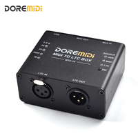 MIDI To LTC Box Is MIDI Time Code and SMPTE LTC Time Code Conversion Device Designed Synchronize Time of MIDI Audio and Lighting