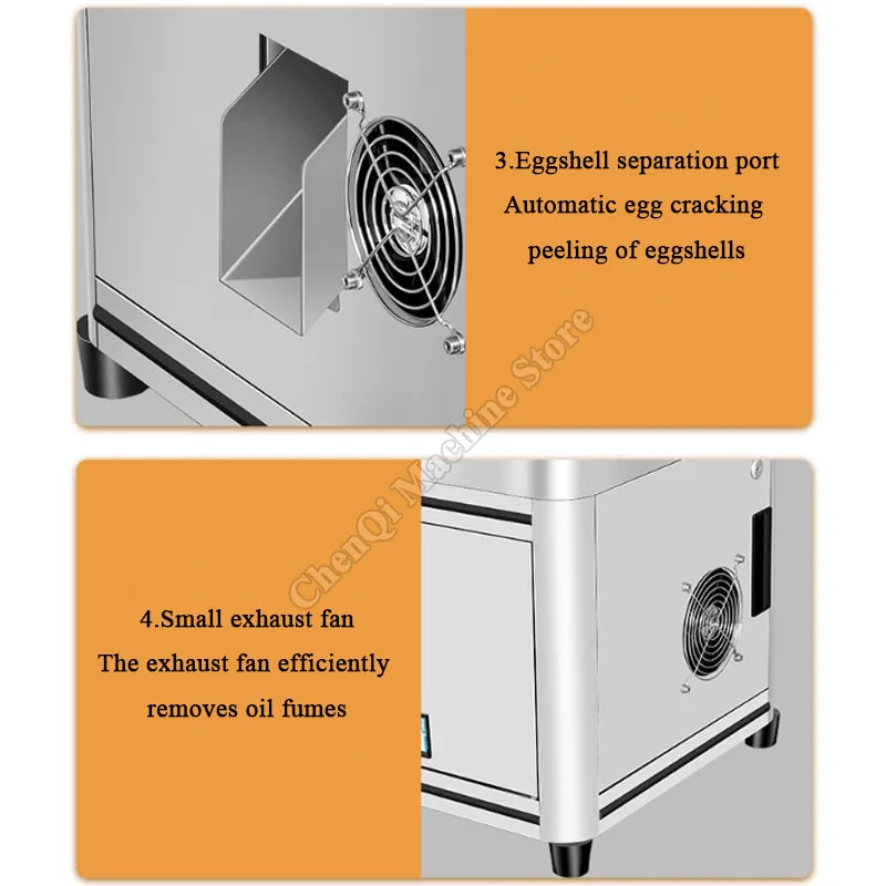 Commerciële Automatische Omelet Machine Ei Friteuse Machine Restaurant Fast Food Automatische Temperatuurregeling Omelet Maker