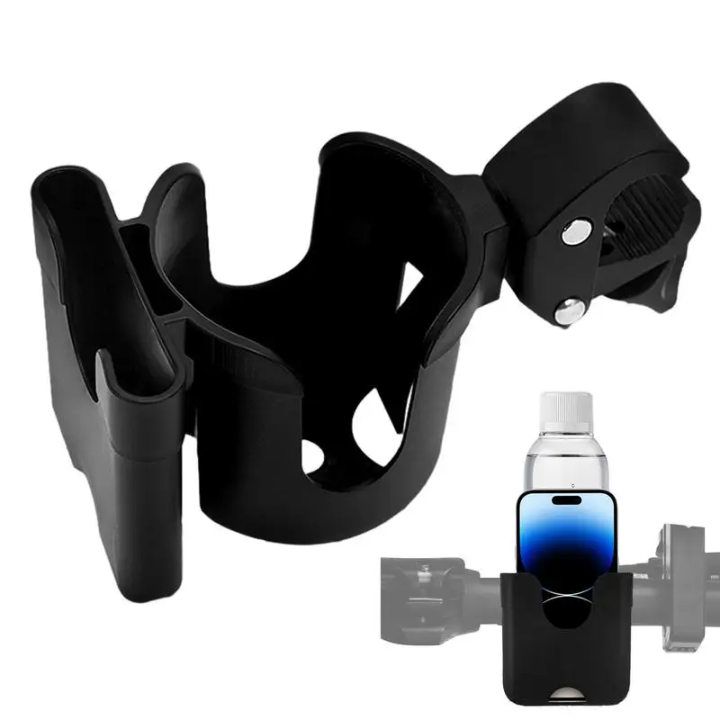 

Stroller Cup Holder with Phone Holder 2 in 1 Removable Bottle Holder Mobile Phone Carrier Wheelchair baby Stroller Accessories