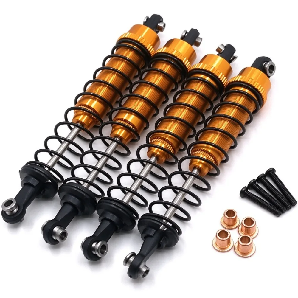 Aluminum Alloy External Spring Oil Filled Damper Replacement Accessories For Maoniu MN-999 1/10 Land Rover Defender RC Car