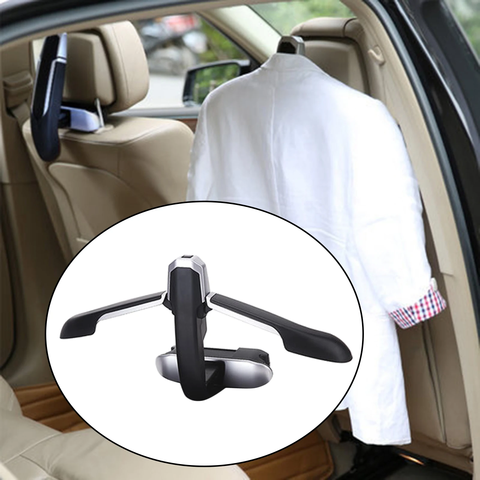 Universal Car Seat Coat Hanger Multi Purpose Car Headrest hook Travel Organizer Car Accessory Retractable Hanger for suit Holder