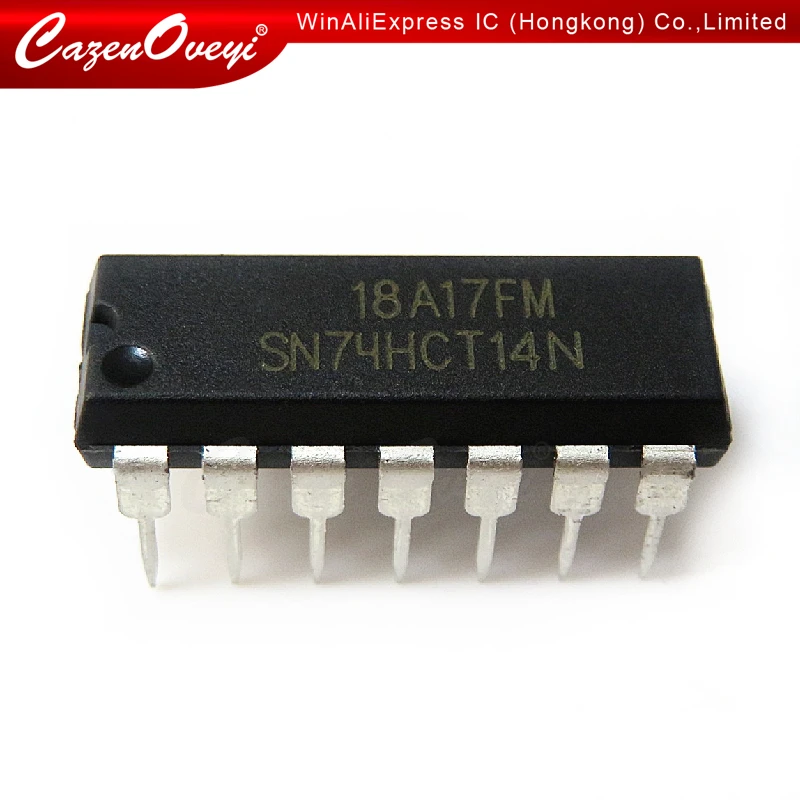 10pcs/lot SN74HCT14N DIP14 SN74HCT14 74HCT14 DIP-14 74HCT14N DIP In Stock