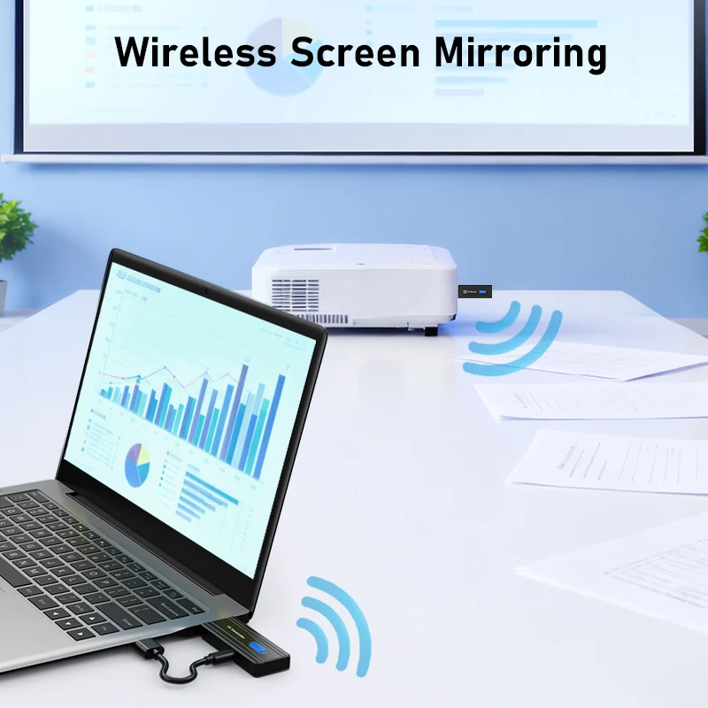 50M Wireless HDMI Extender Video Transmitter Receiver 1080P Wireless HDMI-compatible Display TV Stick Adapter for Cam PC To TV image 6