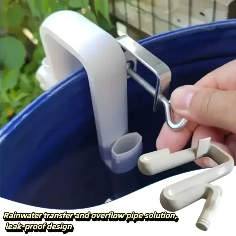 

Water Filter Accessories For Garden Entrance And Exit Drainage Bypass Overflow Pipe Rain Bucket Adapter Bucket Inner Accessories