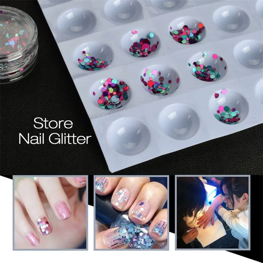 Disposable Useful Tear-off Nail Glue Holder Extension Glue Holder Pigment Cup Adhesive Tray Tattoo Ink Palette