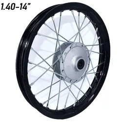 1.40-14 Inch Front Drum Brake Aluminum Alloy Wheel Rims Circle Hub For Kayo CRF Dirt Pit Bike Motorcycle Motocross